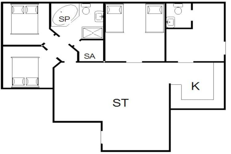 Holiday Home Tarm XV Ngoại thất bức ảnh